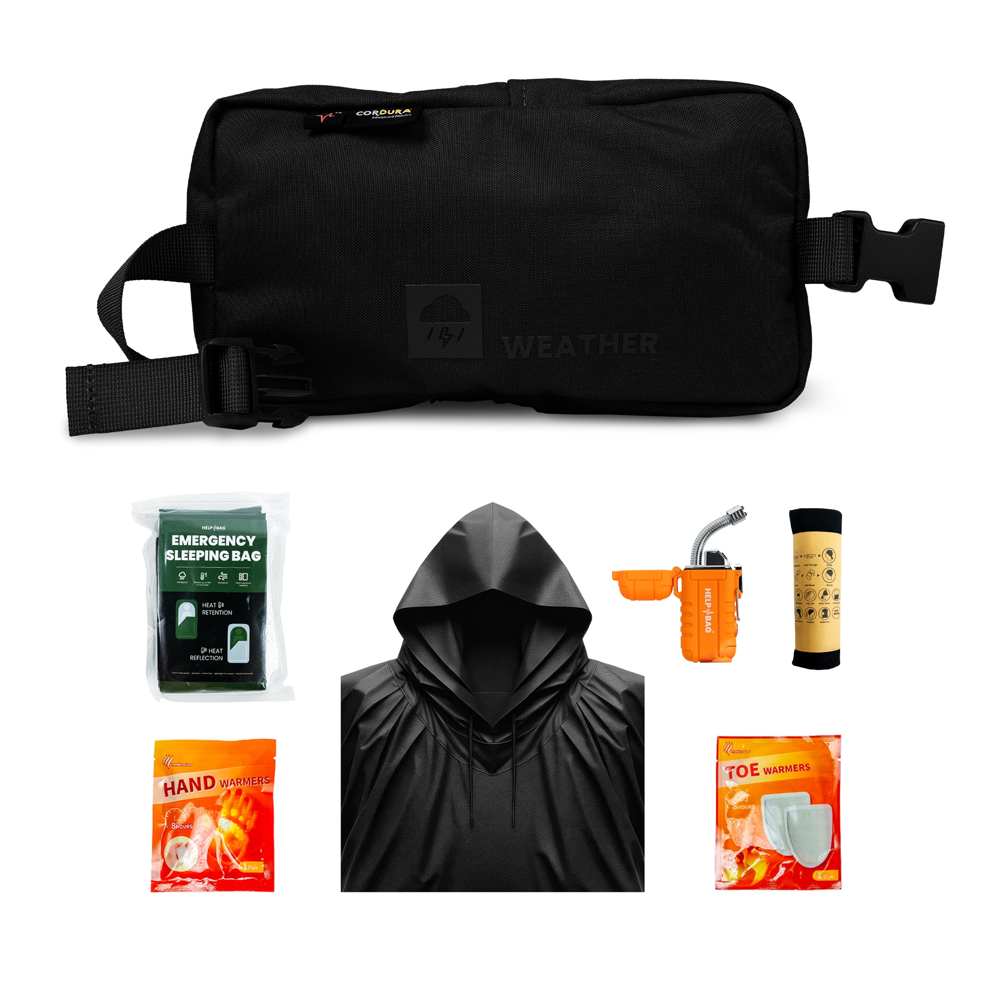 Zestaw awaryjny Help Bag Max - Shadow Black