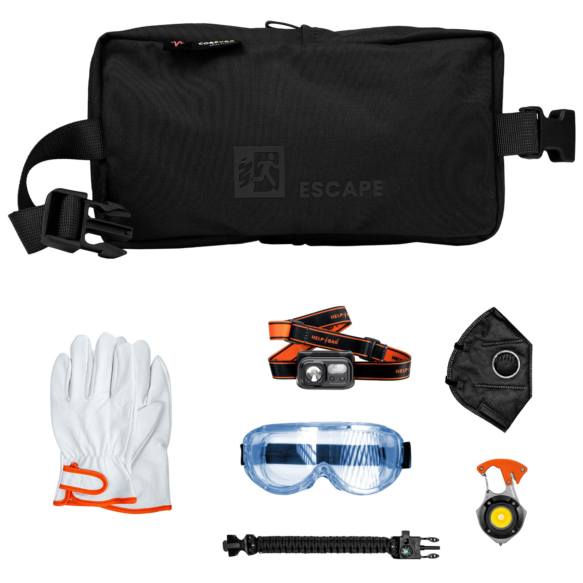 Zestaw awaryjny Help Bag Max - Shadow Black