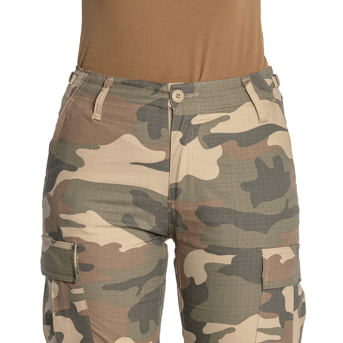 Spodnie damskie Brandit Cargo BDU Rip-Stop - Light Woodland