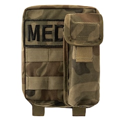Apteczka taktyczna Boxmet Medical IPMED IRR z wyposażeniem - wz. 93 "Pantera" / PL Woodland