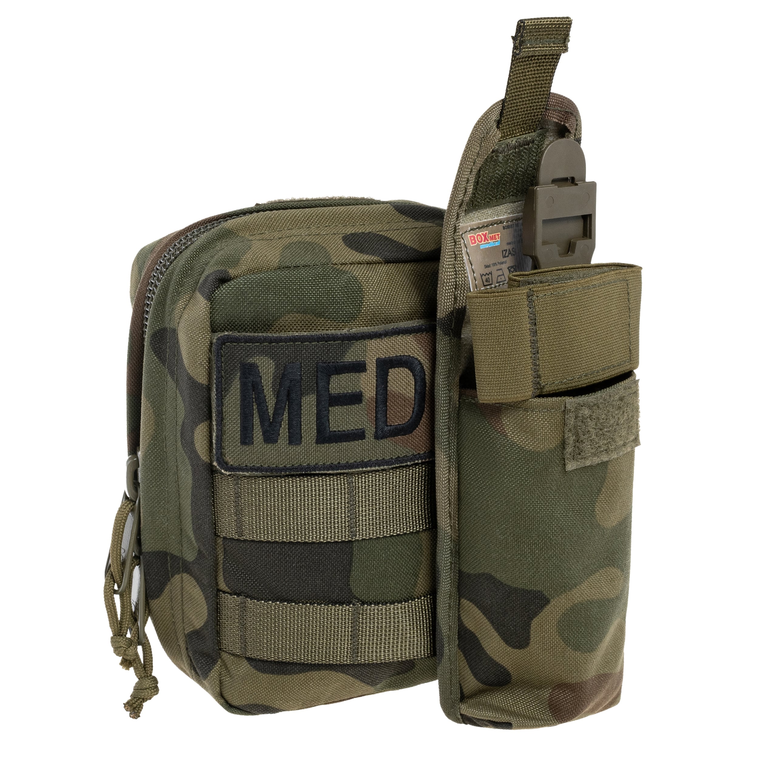 Тактична аптечка Boxmet Medical IPMED IRR з оснащенням - wz.93 Pantera PL Woodland