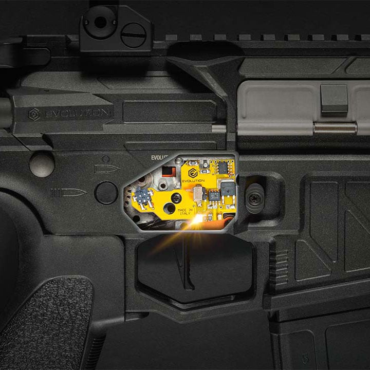 Штурмова гвинтівка AEG Evolution Ghost L EMR Carbontech ETS - Black