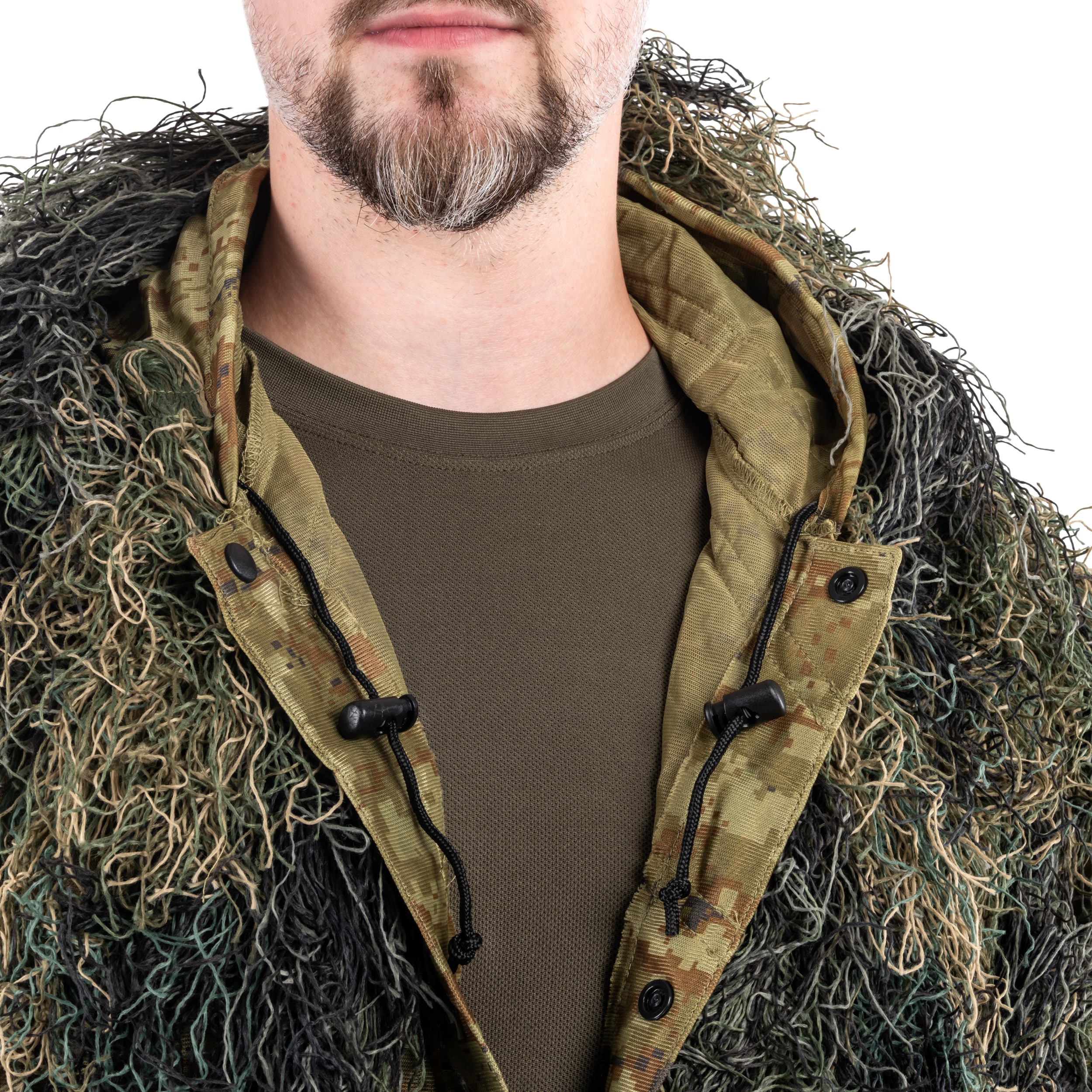 Маскувальний костюм Mil-Tec Parka Ghillie Anti Fire Pro - Woodland
