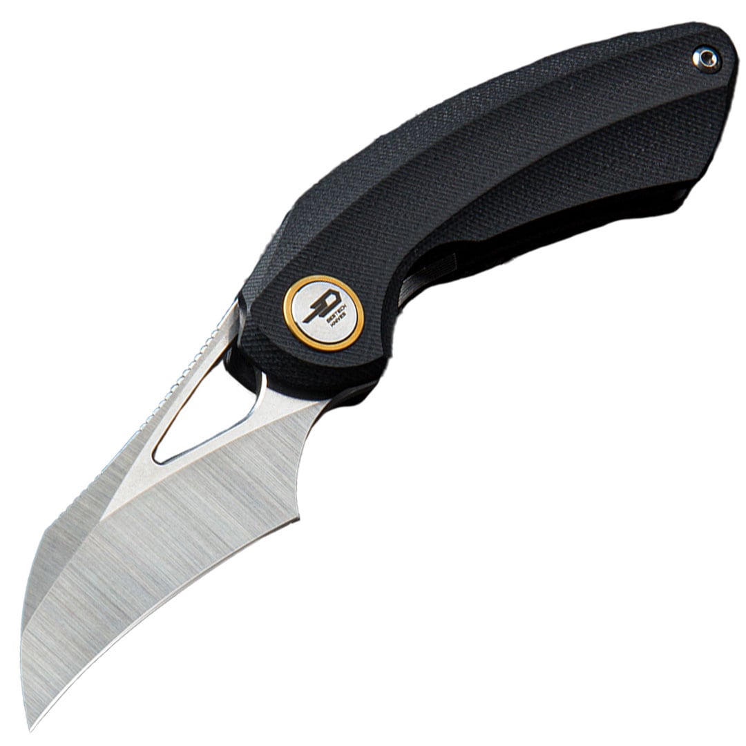 Складаний ніж Bestech Knives Bihai Stonewash by Ostap Hel - Black