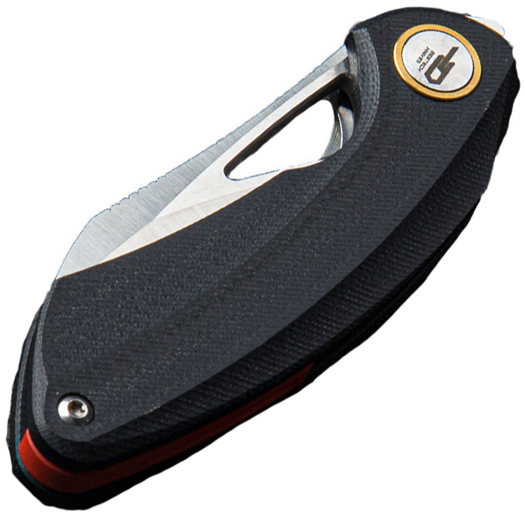 Складаний ніж Bestech Knives Bihai Stonewash by Ostap Hel - Black