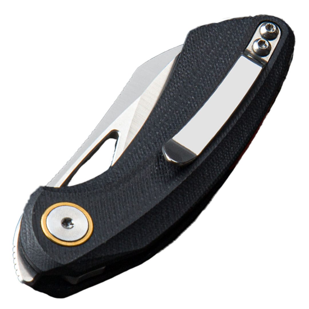 Складаний ніж Bestech Knives Bihai Stonewash by Ostap Hel - Black