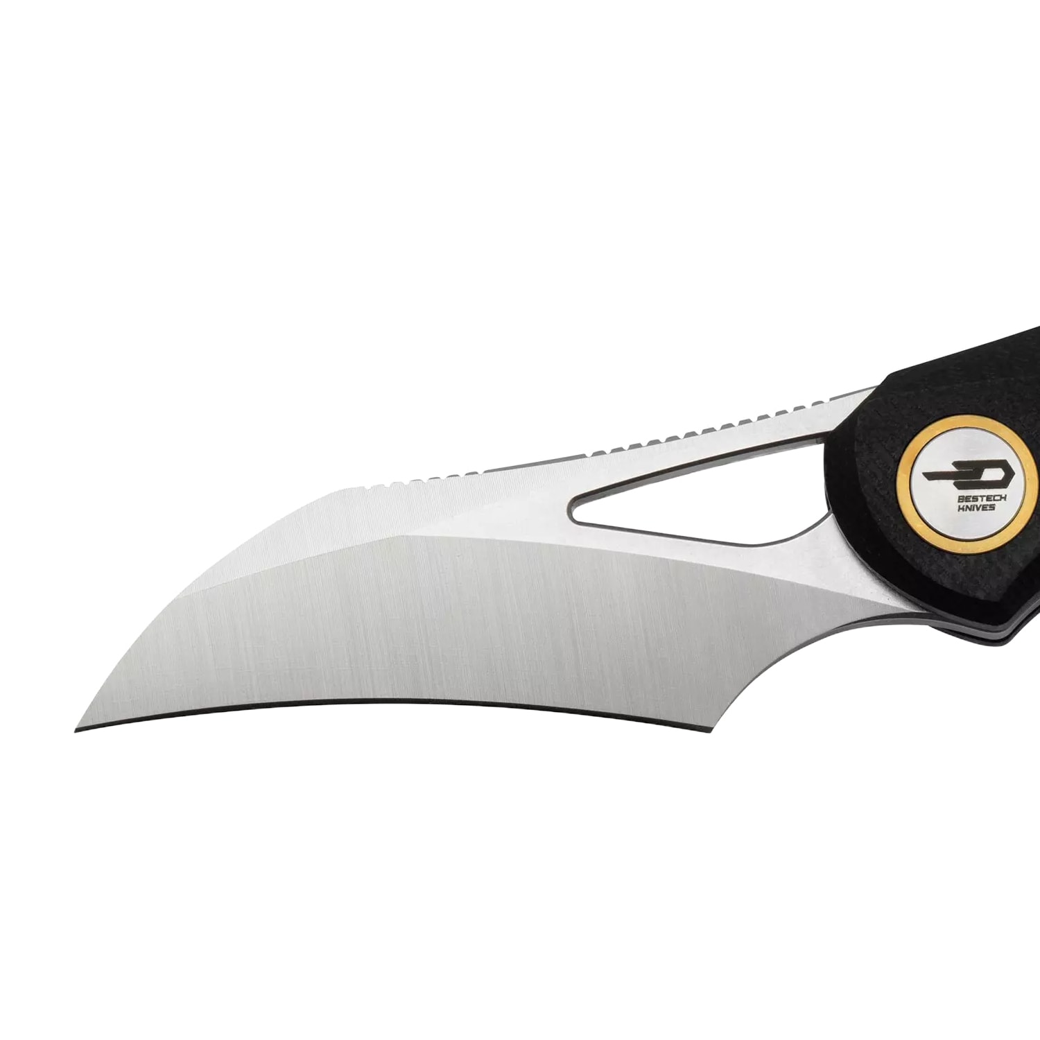 Складаний ніж Bestech Knives Bihai Stonewash by Ostap Hel - Black