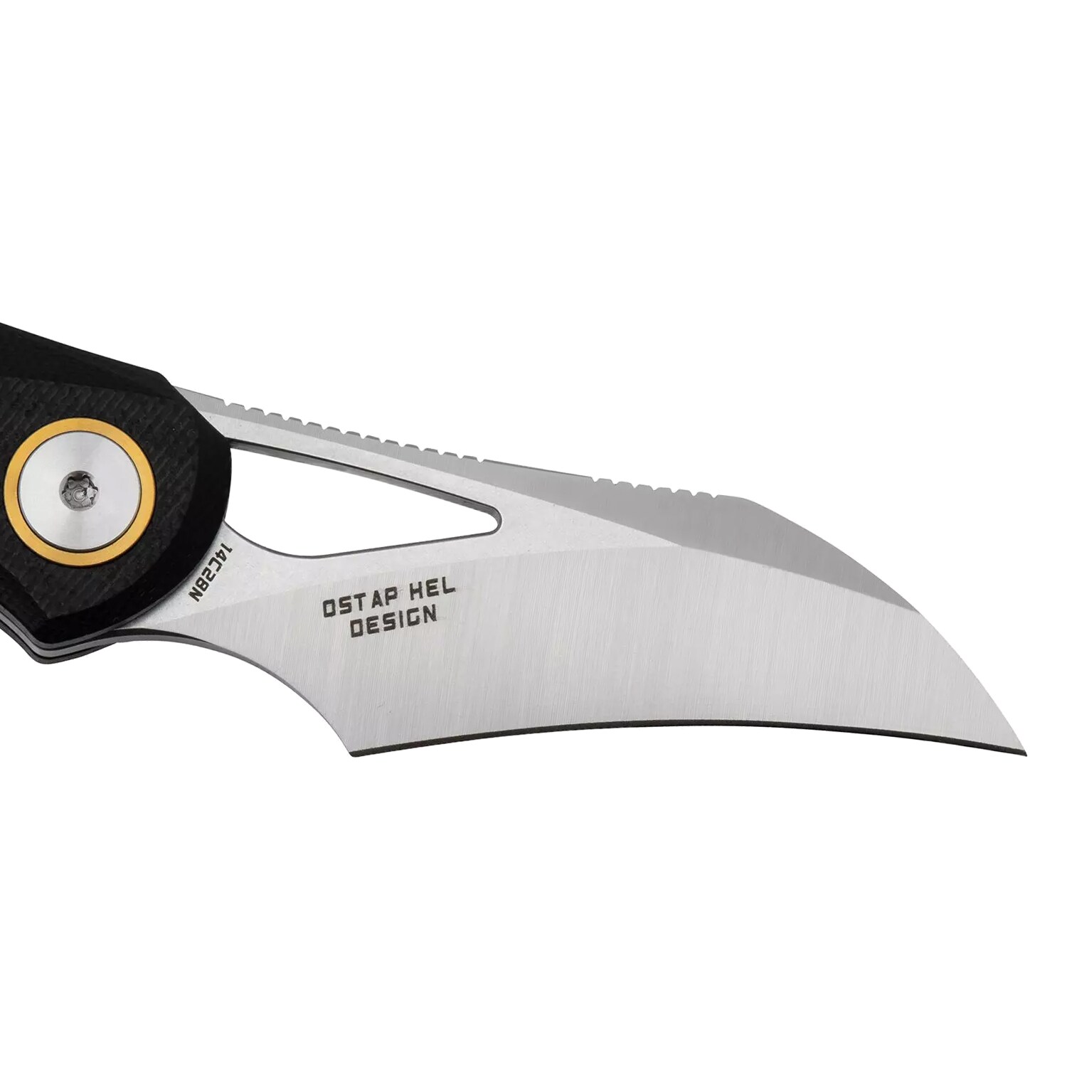 Складаний ніж Bestech Knives Bihai Stonewash by Ostap Hel - Black