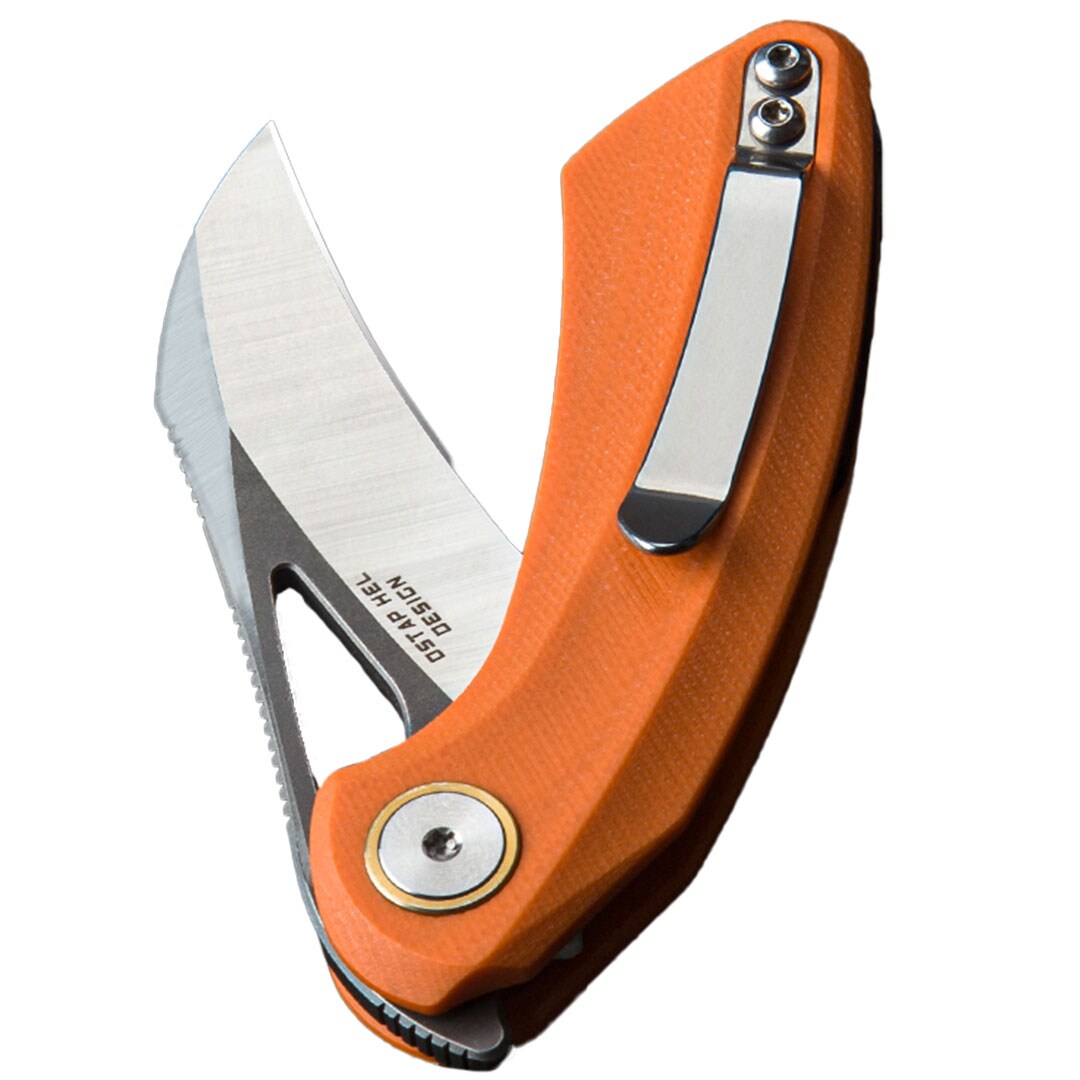 Bestech Knives Bihai folding knife by Ostap Hel - Orange