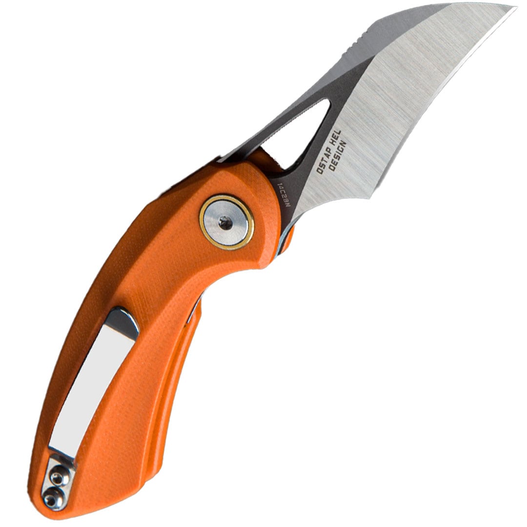 Bestech Knives Bihai folding knife by Ostap Hel - Orange
