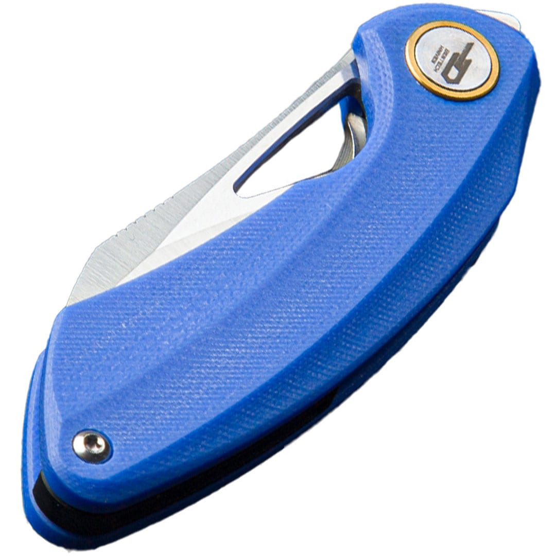 Nóż składany Bestech Knives Bihai by Ostap Hel - Stonewash/Blue