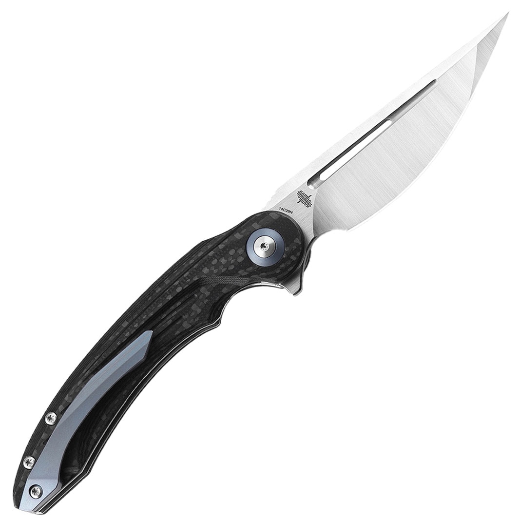 Nóż składany Bestech Knives Irida Carbon Fiber/G10 - Black