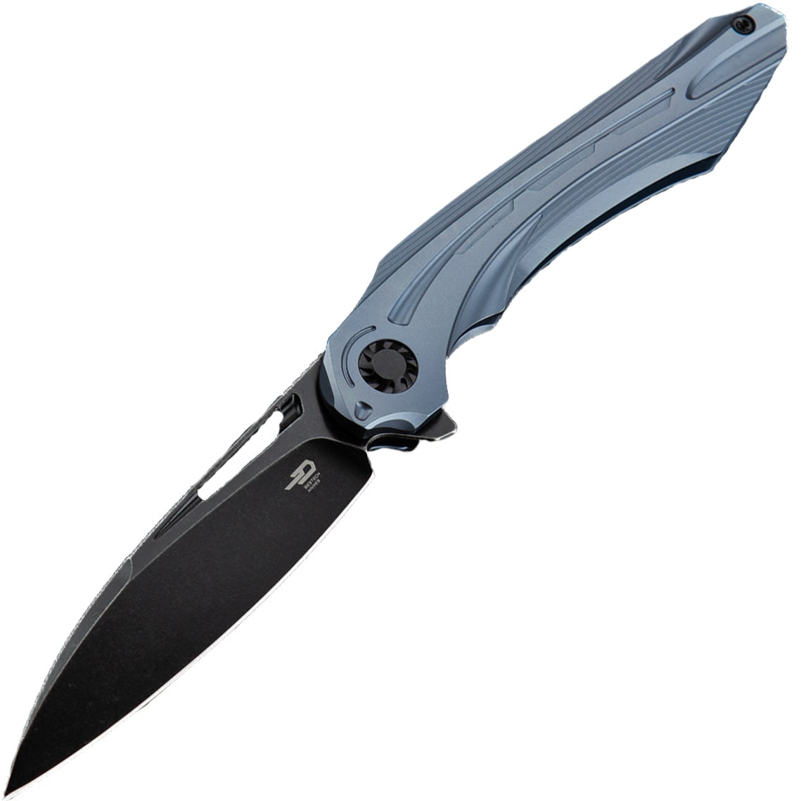 Nóż składany Bestech Knives Wibra - Blue/Black Blade