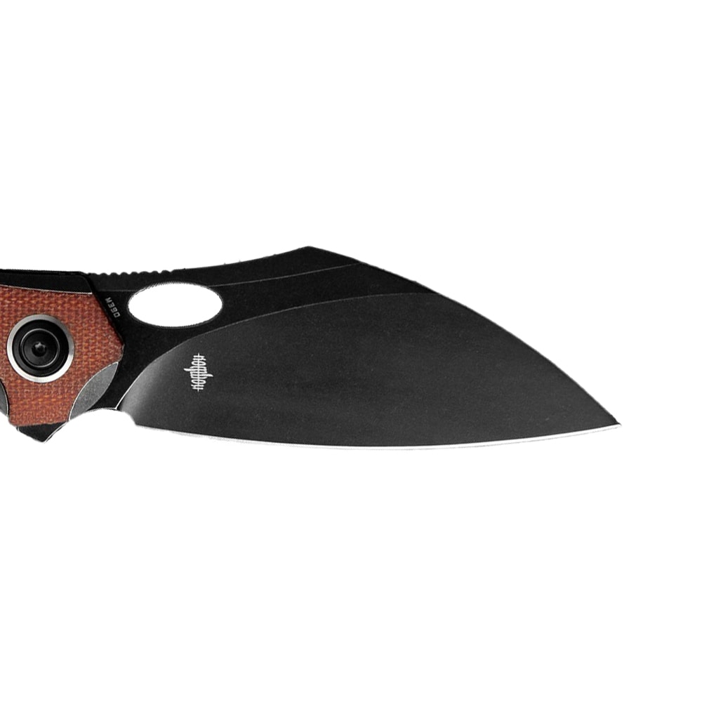 Складаний ніж Bestech Knives Nogard - Black Titanium/Natural Micarta Canvas