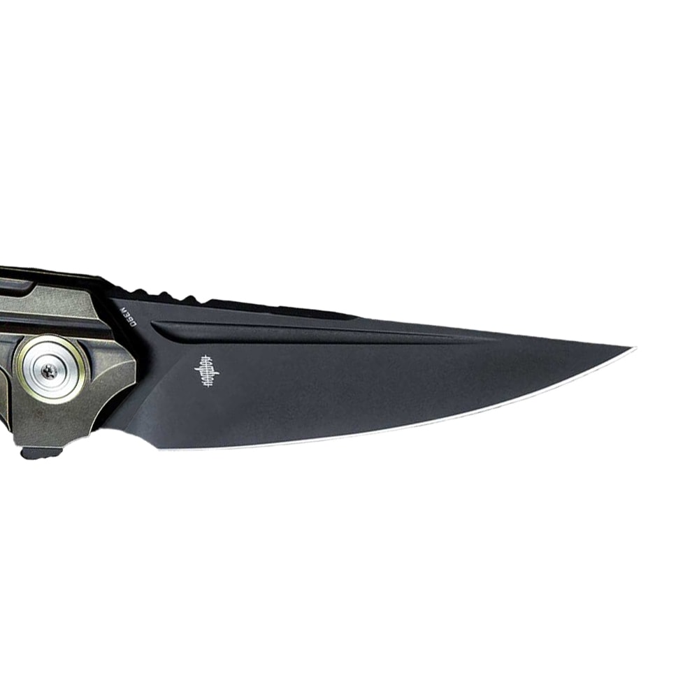 Nóż składany Bestech Knives Vigil - Black Stonewash Blade/Bronze Titanium