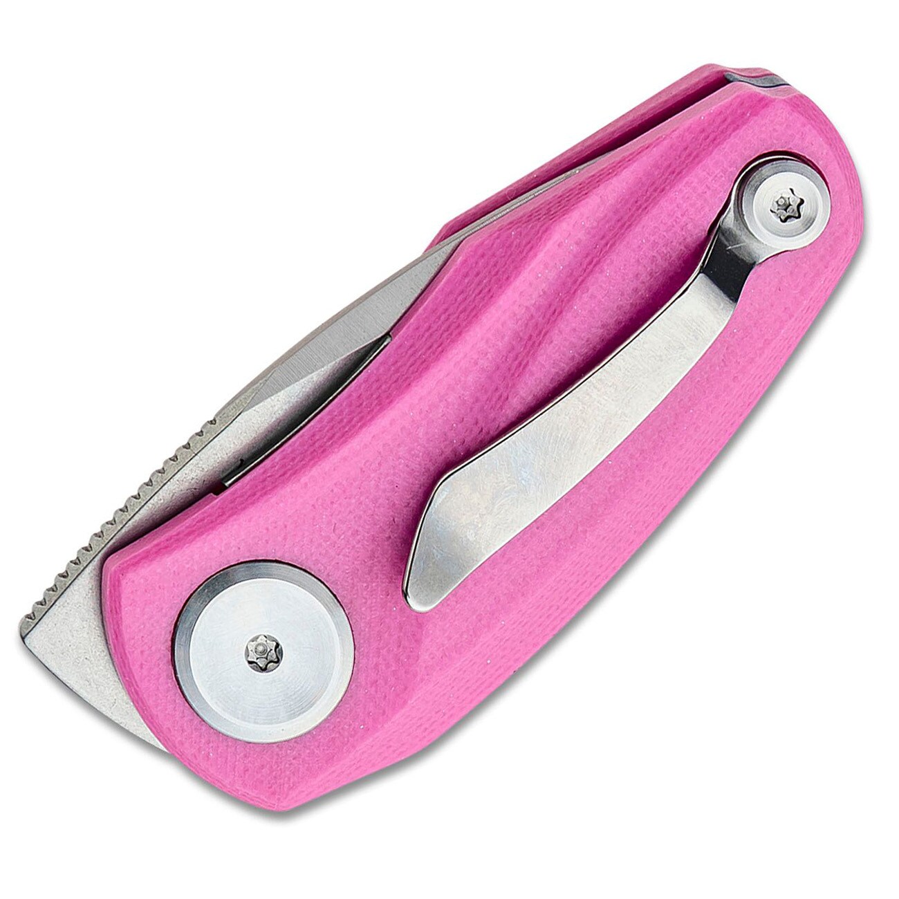 Nóż składany Bestech Knives Tulip Liner Lock by Ostap Hel - Pink