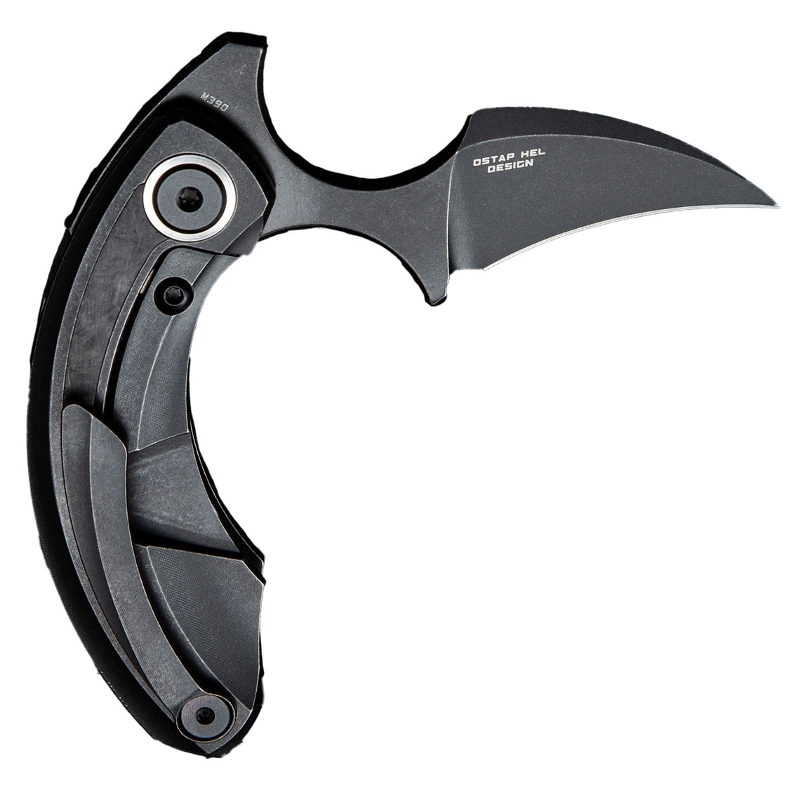 Nóż składany Bestech Knives Strelit - Black Stonewash/ Black Titanium - Carbon Fiber