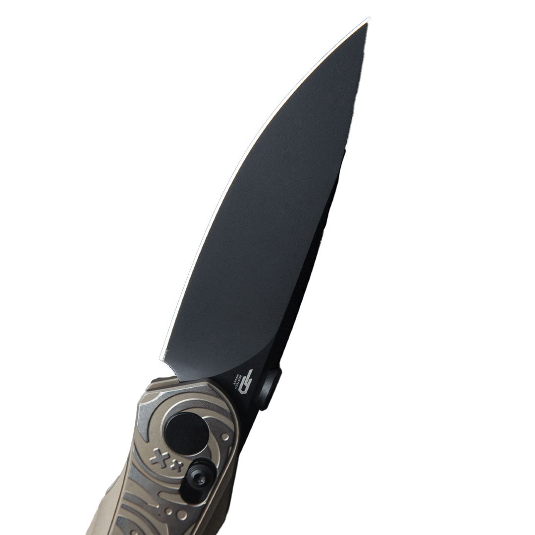 Складаний ніж Bestech Knives Mothus - Black PVD/Bronze Titanium