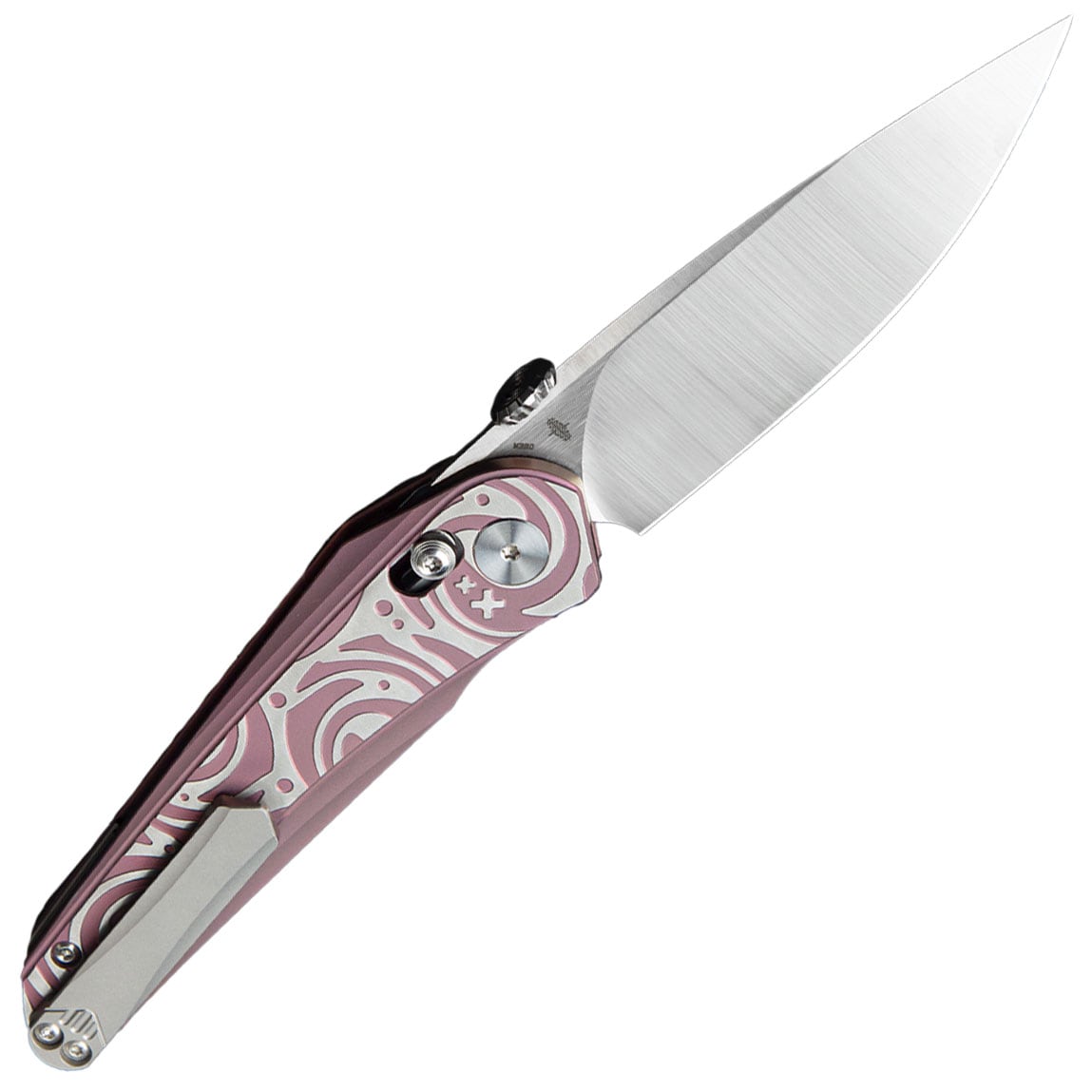 Nóż składany Bestech Knives Mothus - Satin Blade/Purple Titanium