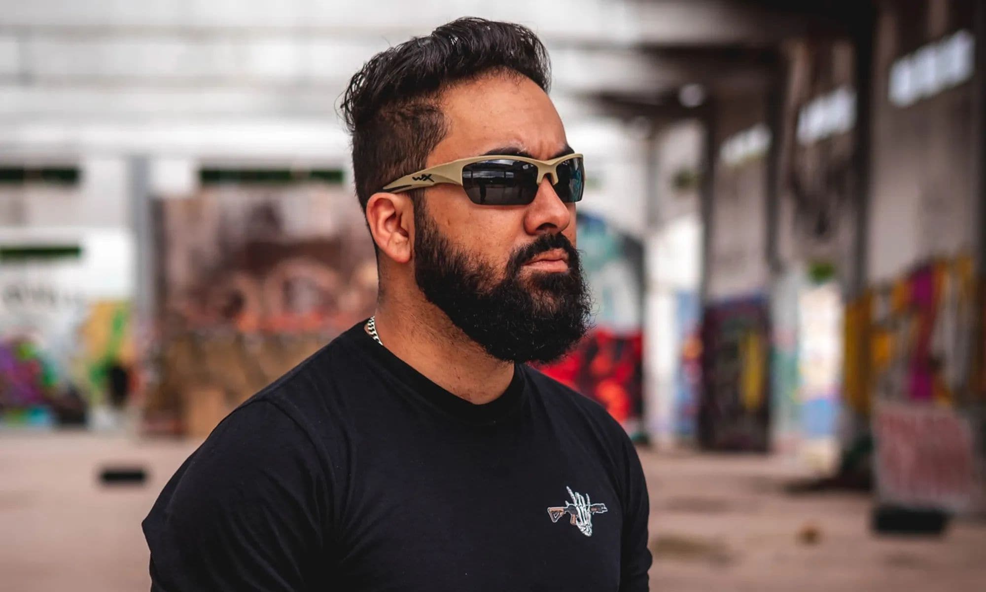 Okulary taktyczne Wiley X Valor 2.5 Set 3in1 - Matte Tan