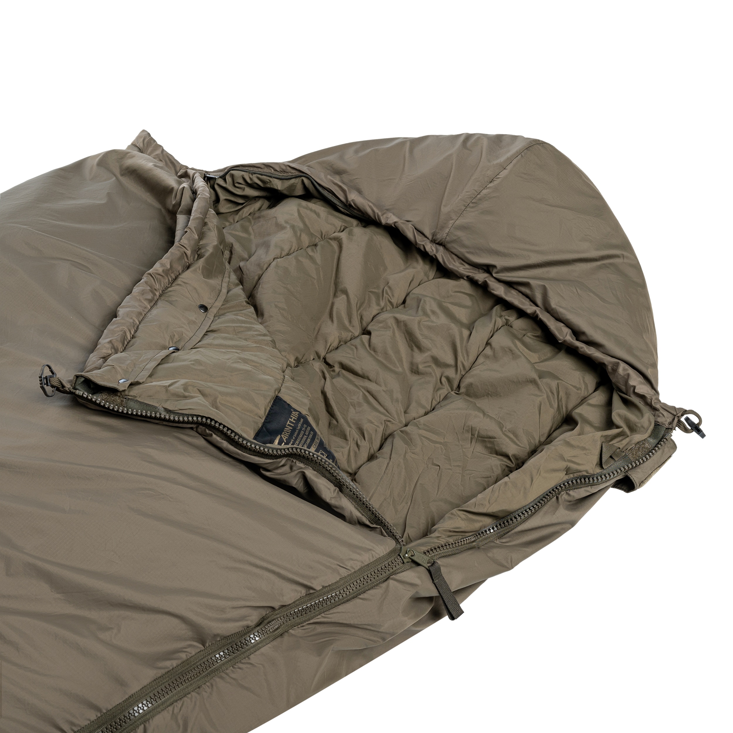 Спальний мішок Carinthia Tropen Large Olive - Лівий