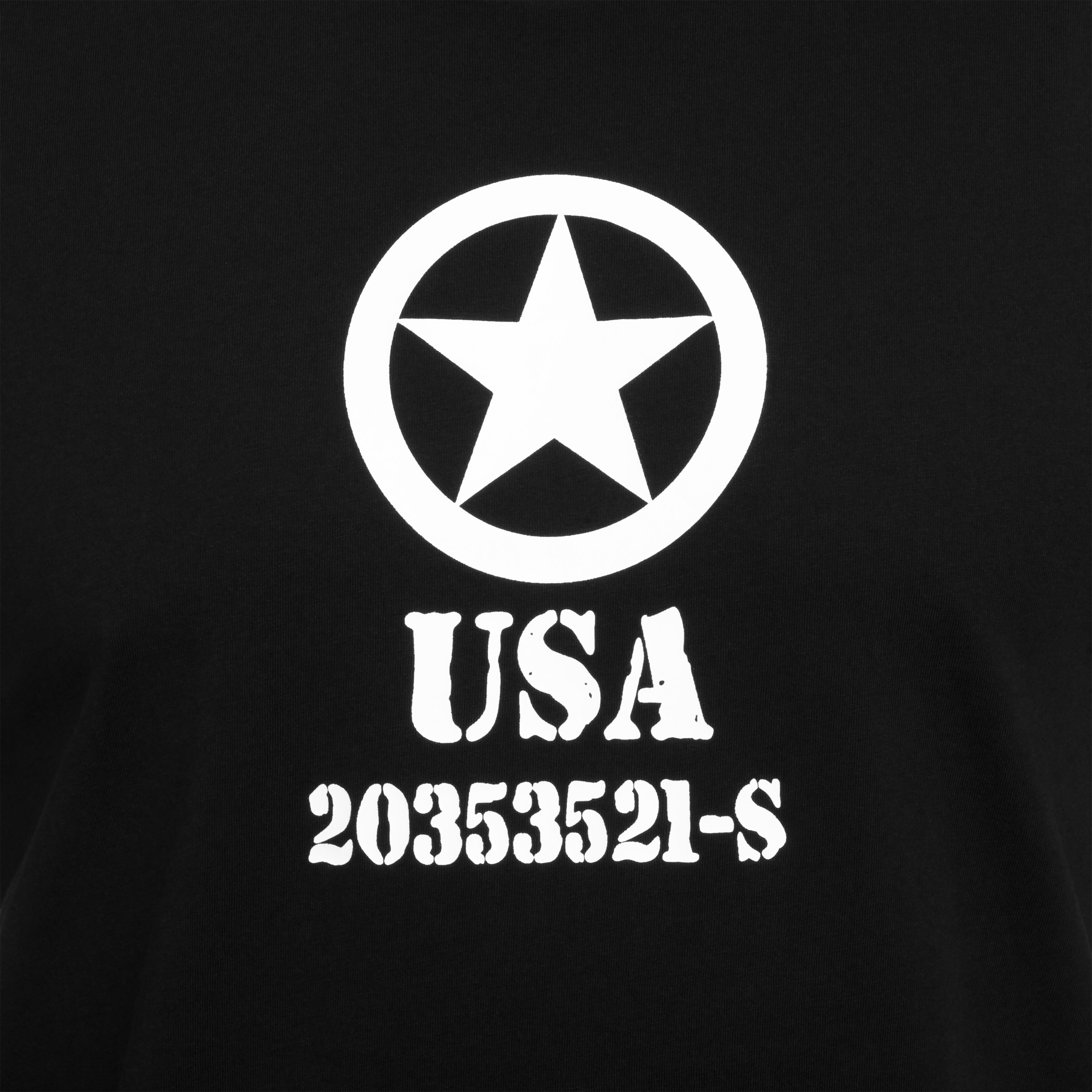 Koszulka T-Shirt Mil-Tec Allied Star - Black