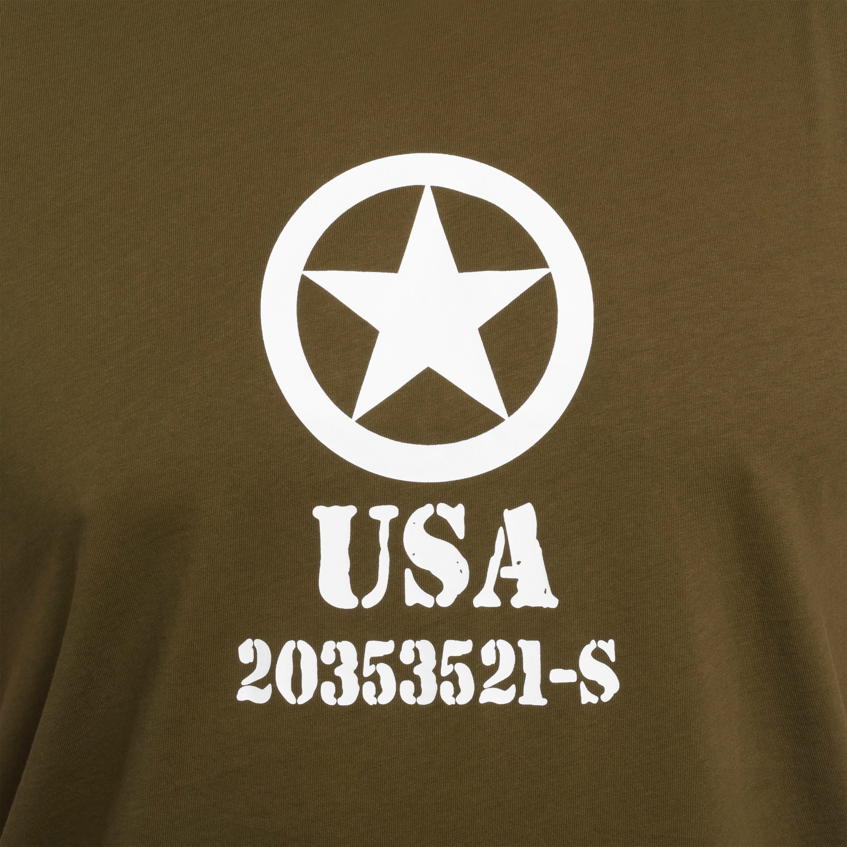 Koszulka T-Shirt Mil-Tec Allied Star - Olive