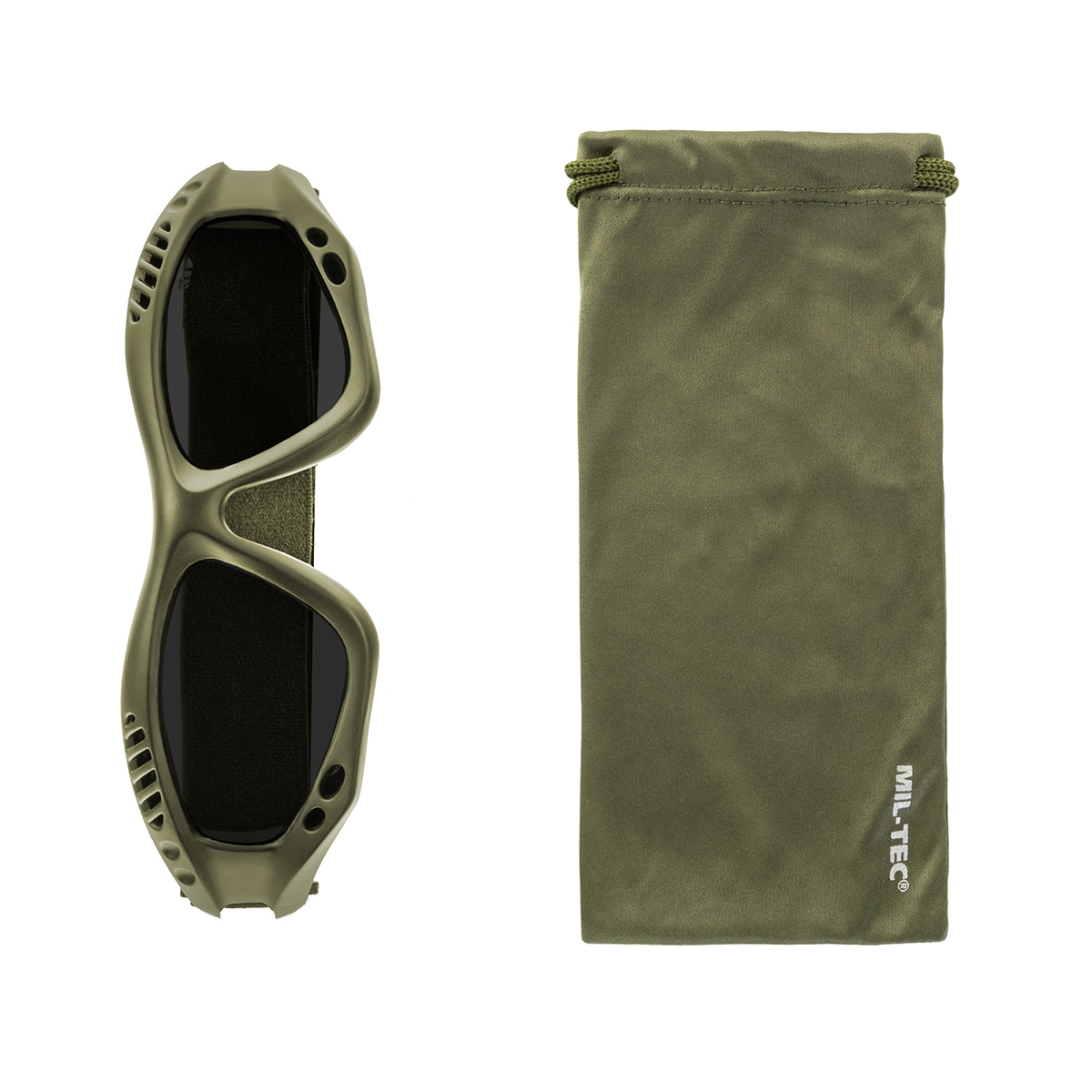 Тактичні окуляри Mil-Tec Commando Goggles Air Pro - Smoke/Olive