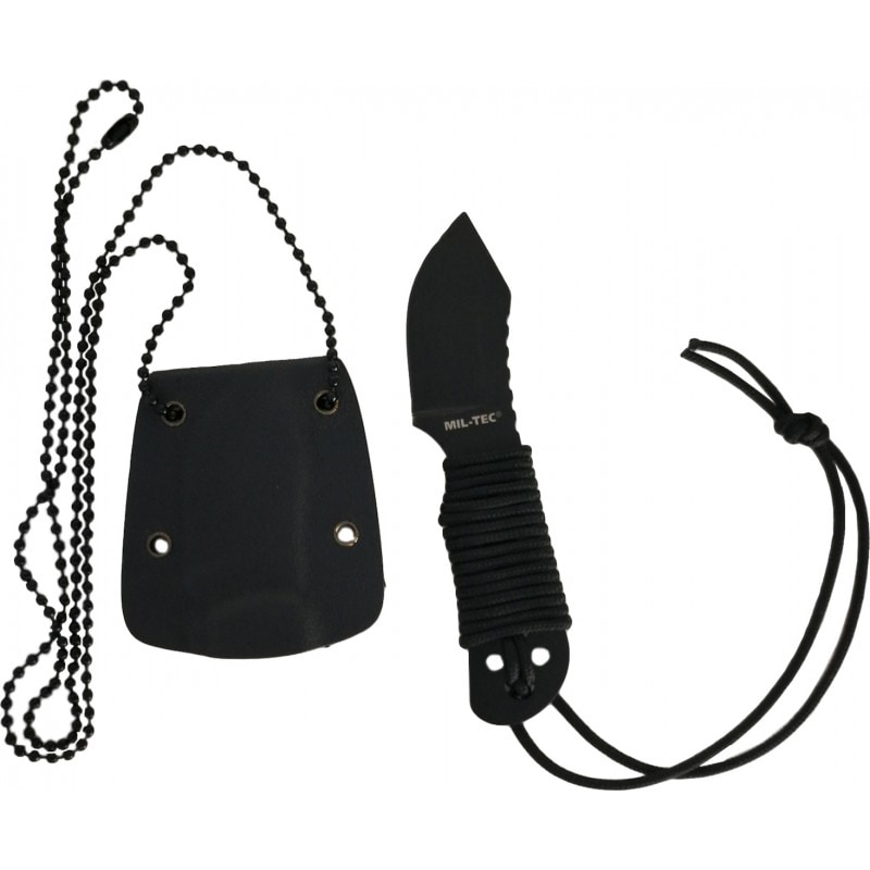 Nóż Mil-Tec Paracord Neck Knife With Chain 10,5 cm