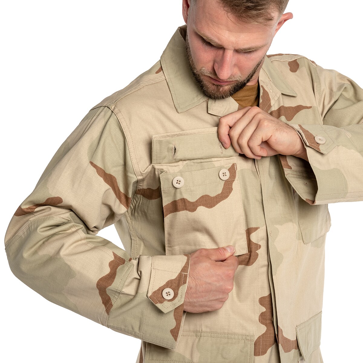 Bluza wojskowa Mil-Tec Teesar BDU Rip-Stop - US Desert