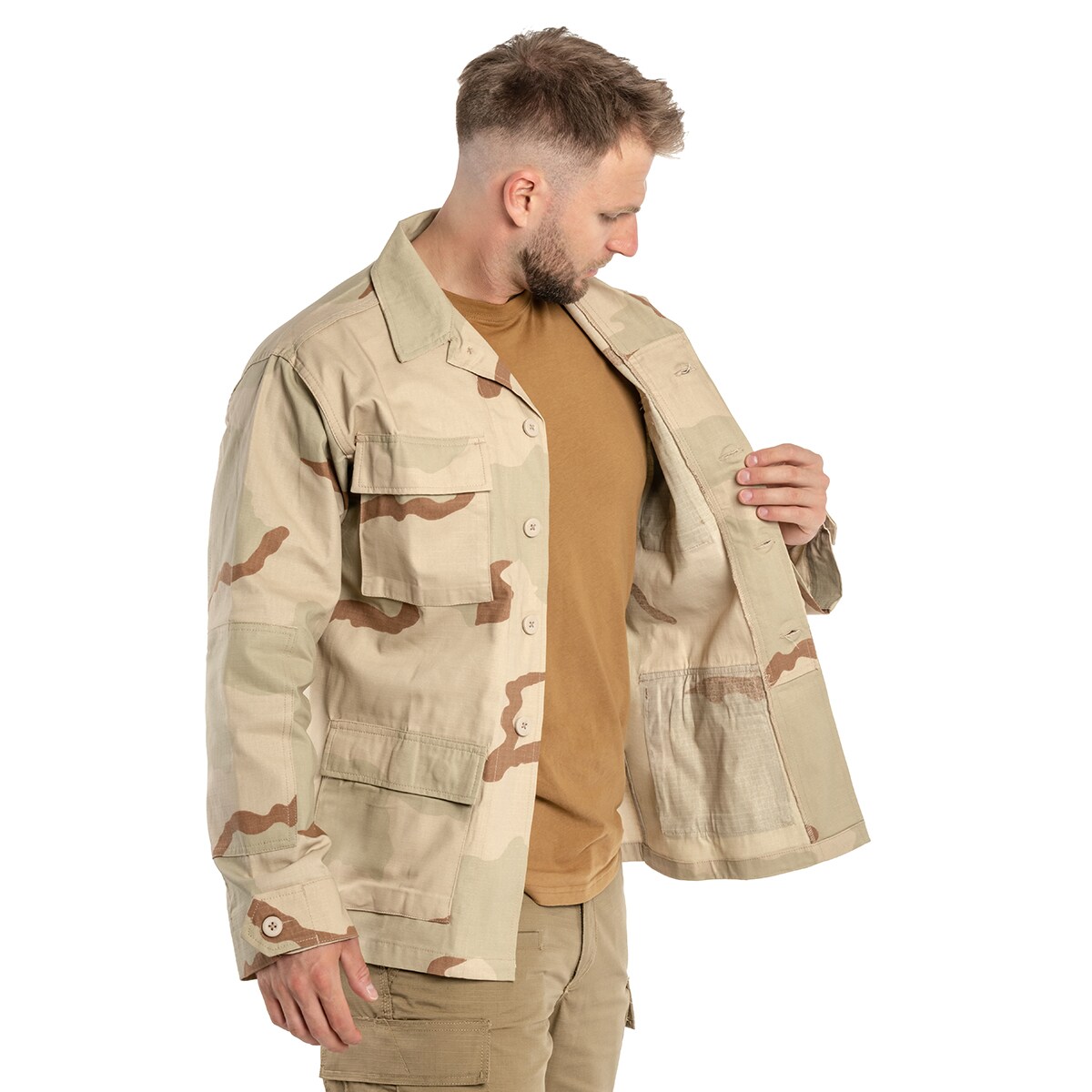 Bluza wojskowa Mil-Tec Teesar BDU Rip-Stop - US Desert