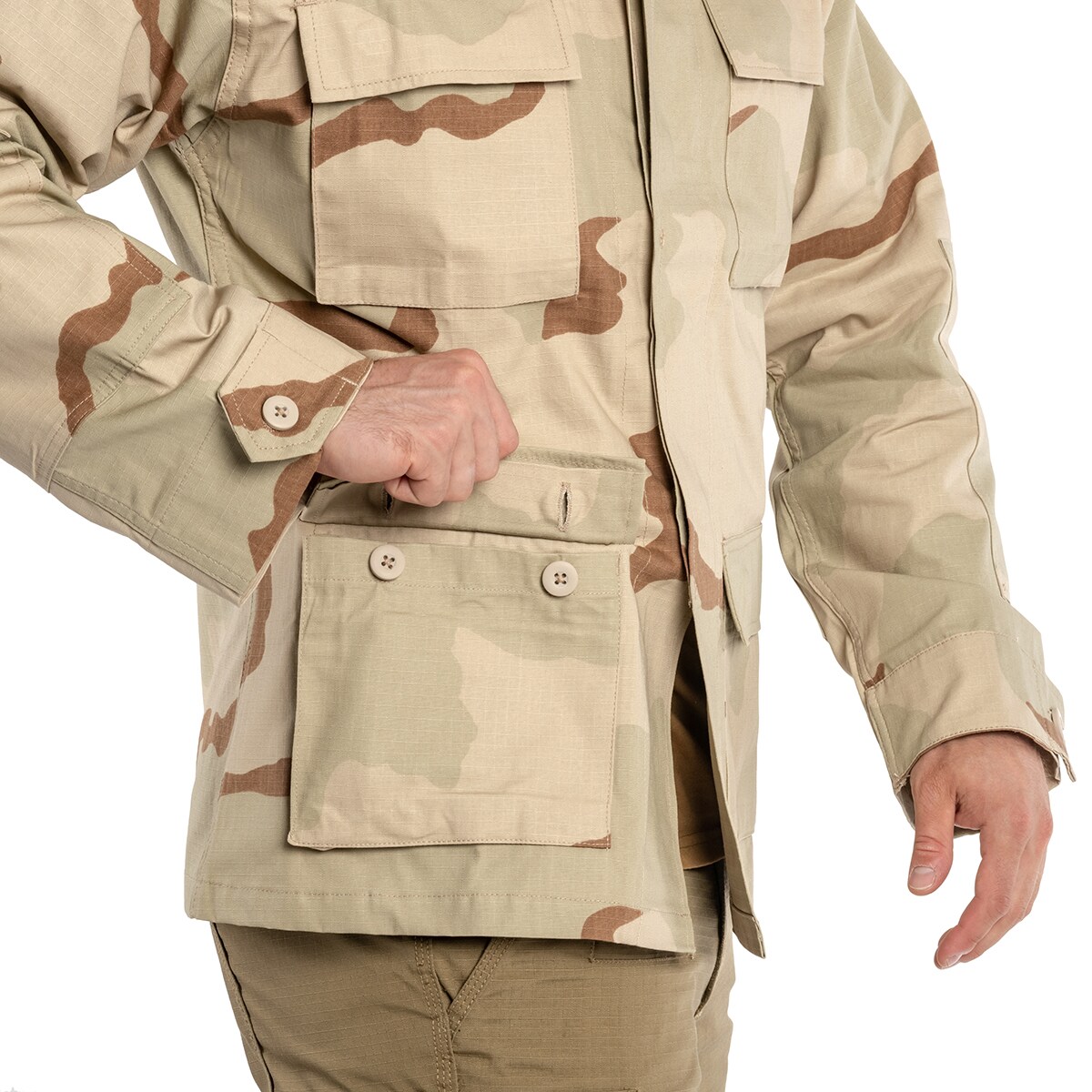 Bluza wojskowa Mil-Tec Teesar BDU Rip-Stop - US Desert