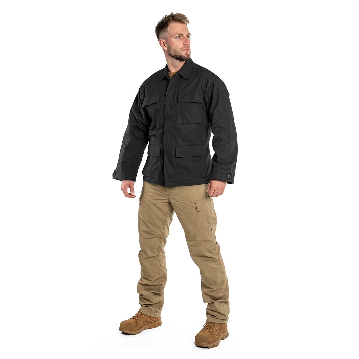 Bluza wojskowa Mil-Tec Teesar BDU Rip-Stop - Black