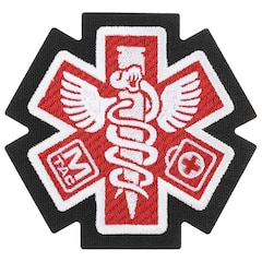 Naszywka M-Tac Paramedic (Haft) - Black