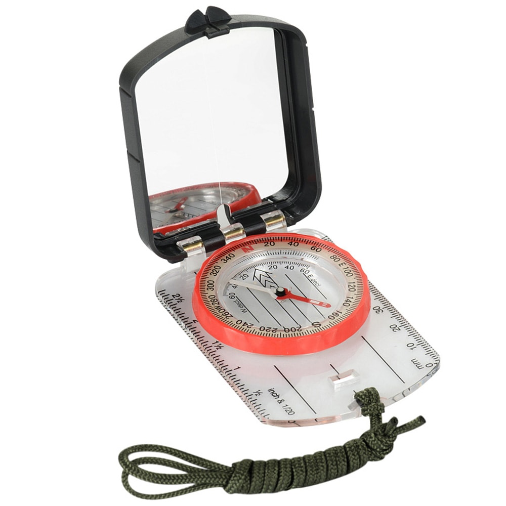 Kompas mapowy M-Tac z lusterkiem - Small