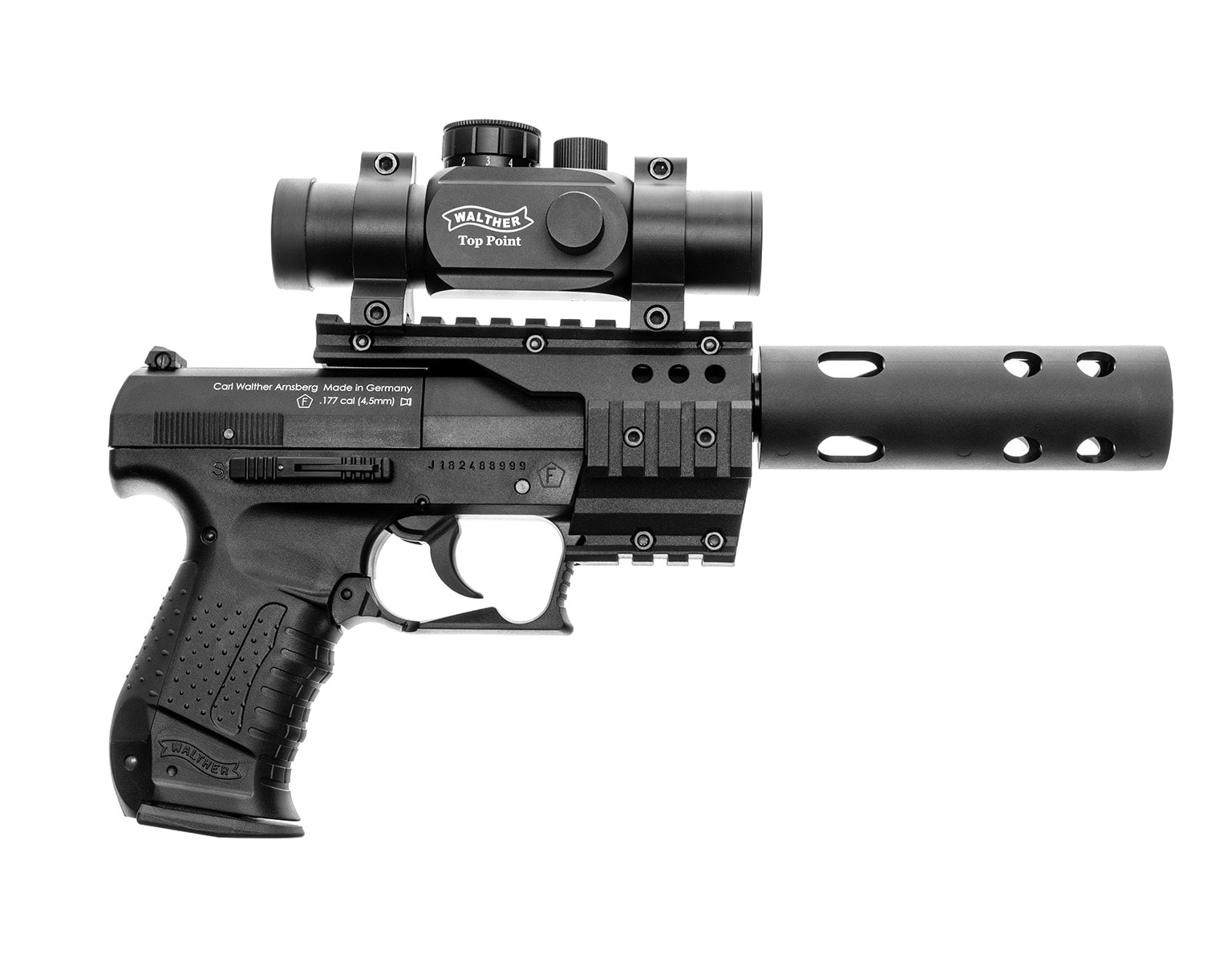 Пневматична гвинтівка Walther Nighthawk 4,5 мм - комплект