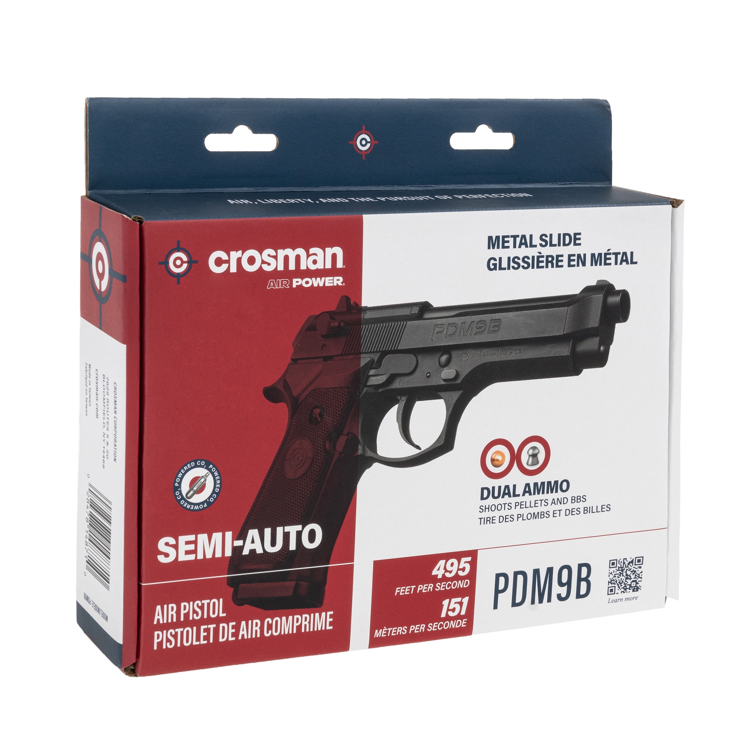 Crosman PDM9B 4.5 mm Air Pistol - Black