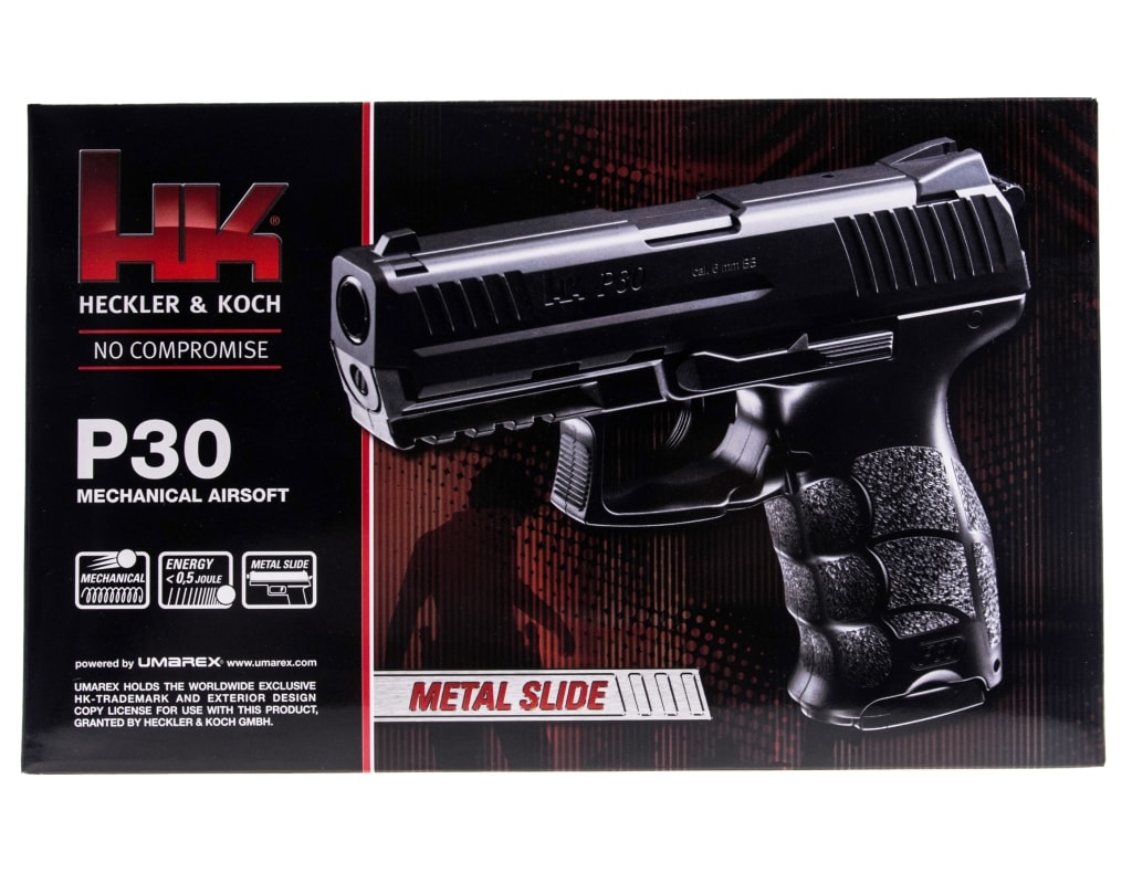 Pistolet ASG Heckler&Koch P30 Spring Black 