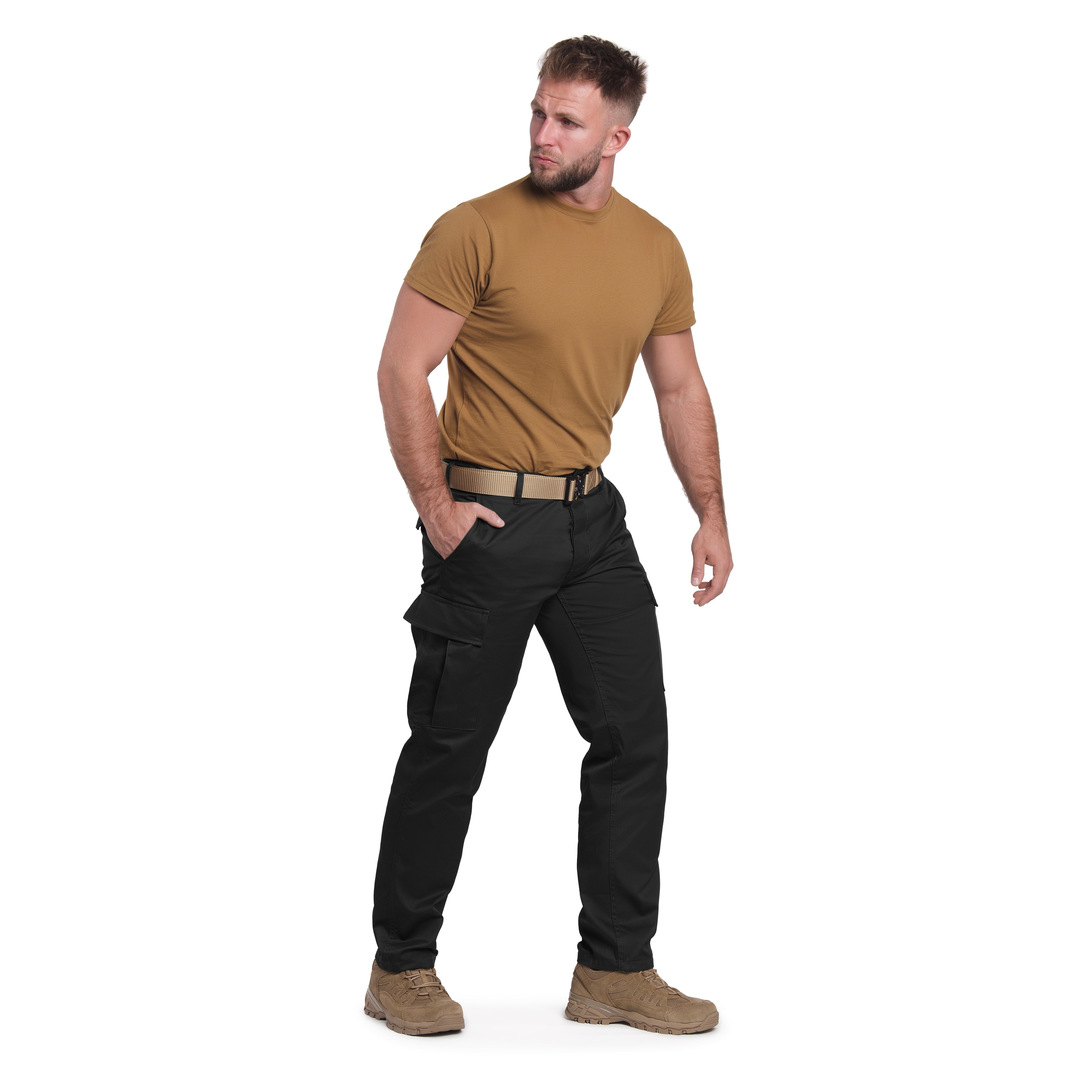 Spodnie wojskowe Mil-Tec US Ranger BDU Straight Cut - Black
