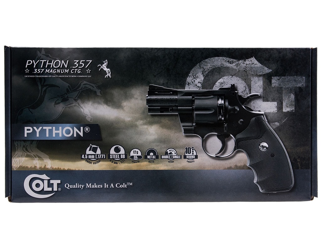 Wiatrówka - rewolwer Colt Python .357 2,5