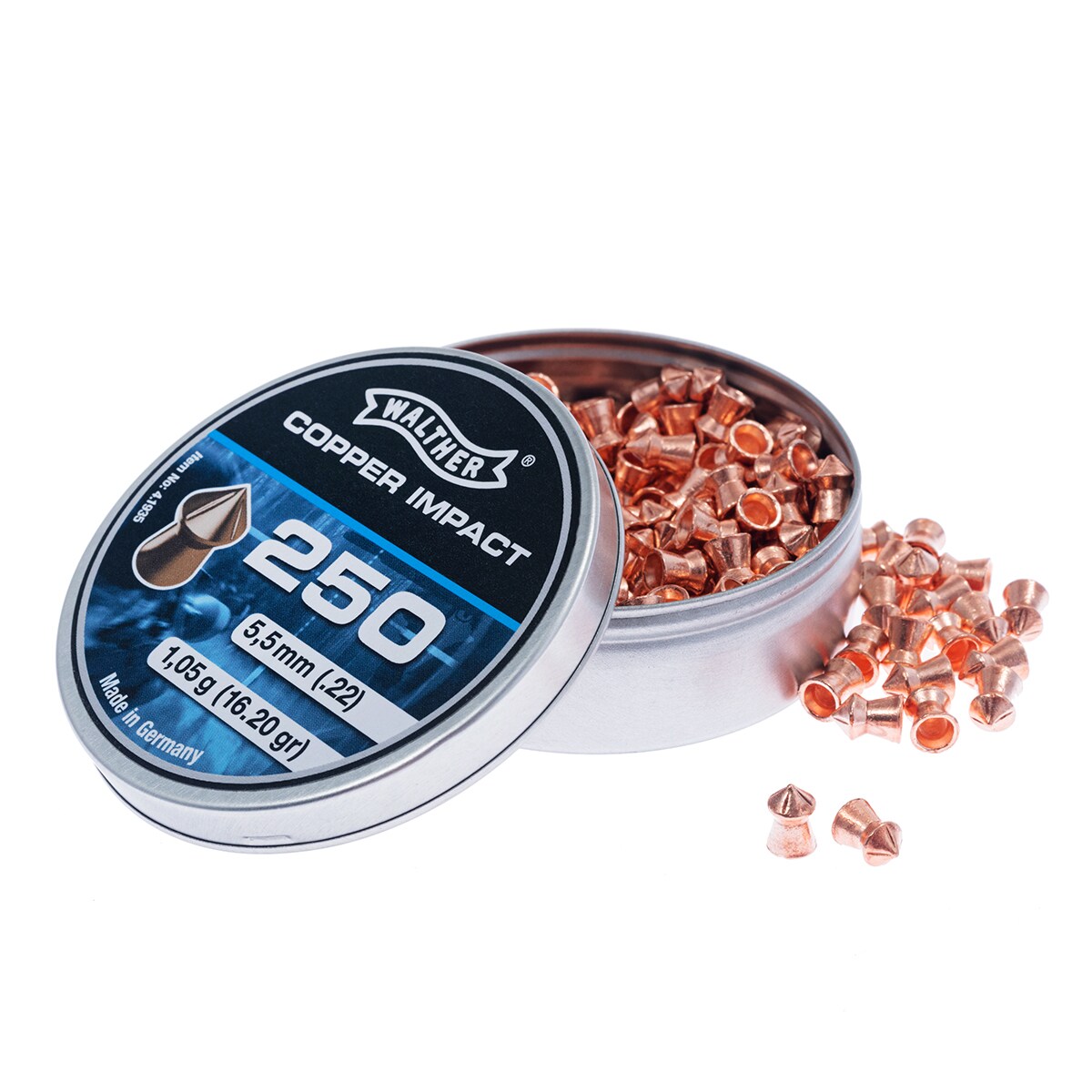 Śrut Walther Copper Impact 250 szt. 5,5 mm