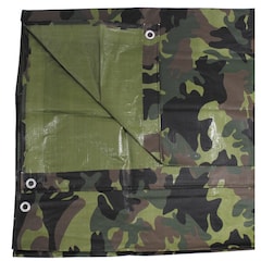Tarp MFH Tarpaulin 1,9x3 m - Woodland
