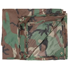 Płachta biwakowa MFH Tarpaulin 4x5 m - Woodland