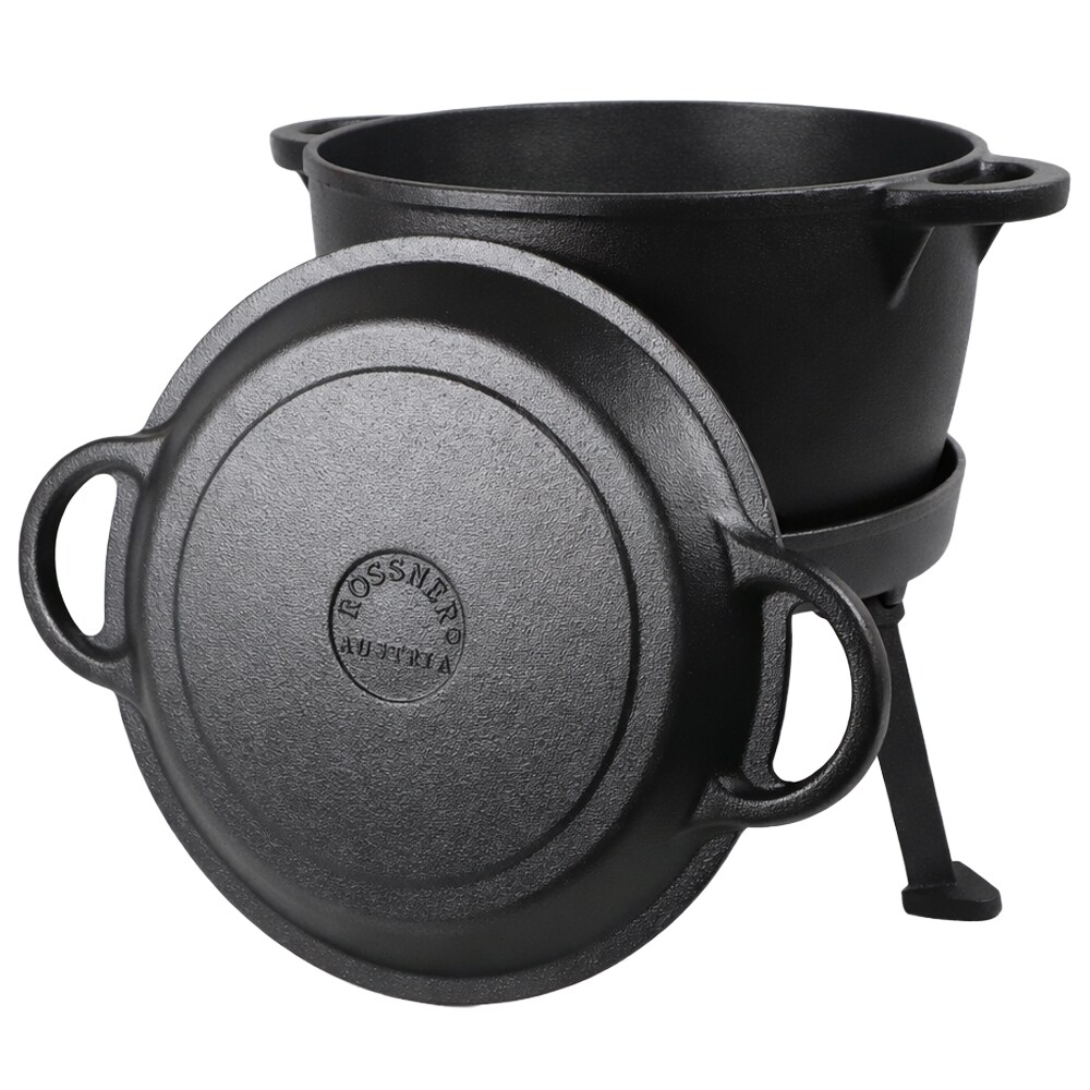 Kociołek żeliwny Rossner 3w1 10 l