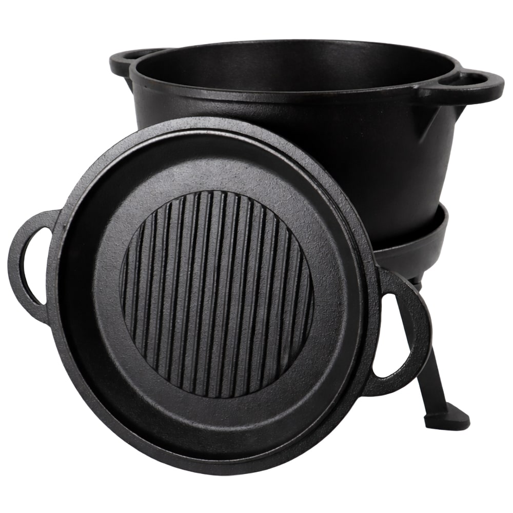 Kociołek żeliwny Rossner 3w1 10 l