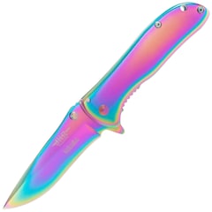 Nóż składany Joker Boreal Fade Spring Assisted Rainbow