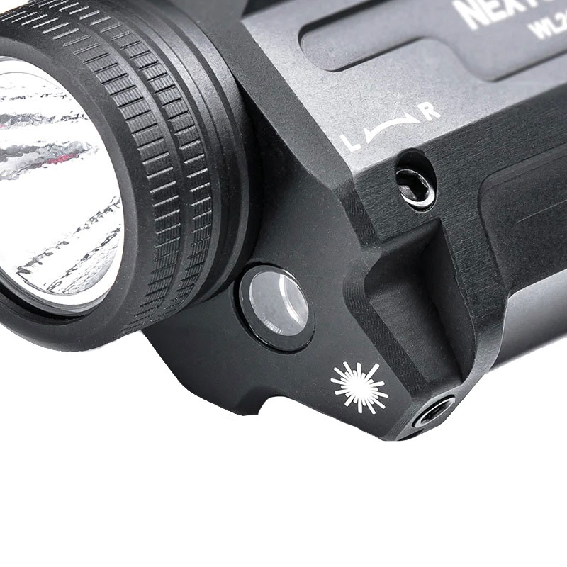 Ліхтарик на зброю з лазерним прицілом Nextorch WL21R - 650 люменів, Red Laser