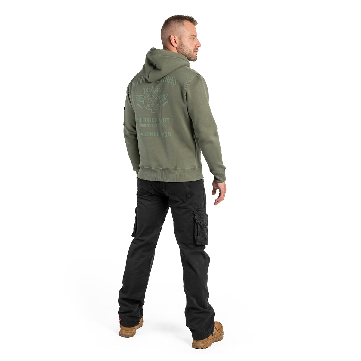 Bluza Alpha Industries Air Force Hoody - Dark Olive