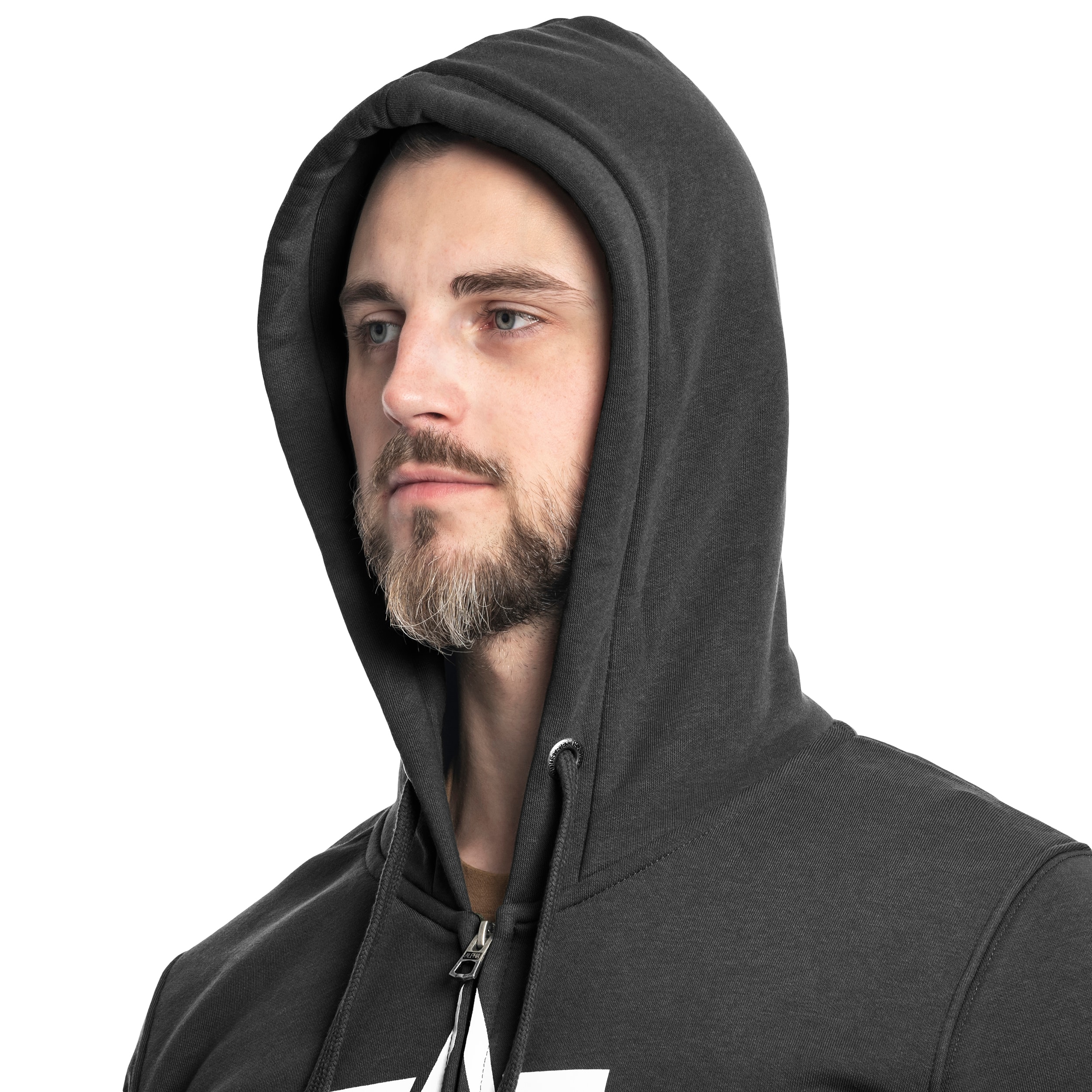 Bluza Alpha Industries Basic Zip Hoody - Black