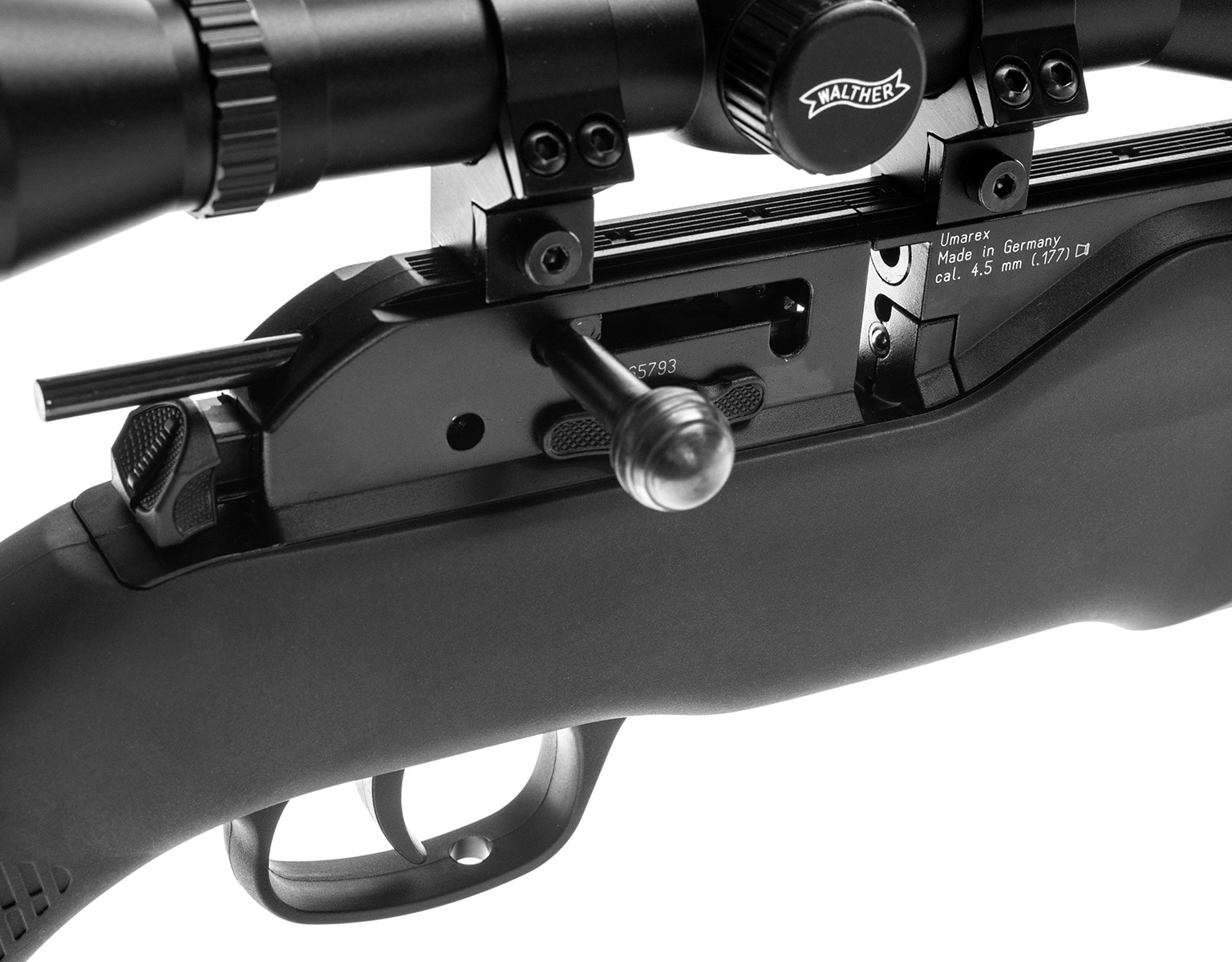 Пневматична гвинтівка Umarex 850 M2 XT Kit 4,5 мм з прицілом, сошкою та глушником